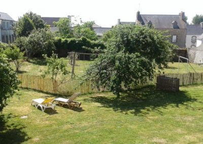 jardin de l'hotel à Pouldreuzic